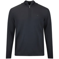 J.Lindeberg Golf Jumper - Kiyan QZ - Black AW26
