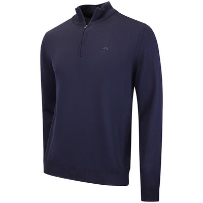 J.Lindeberg Golf Jumper - Kiyan QZ - JL Navy AW26