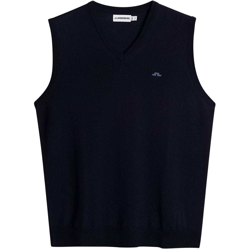 J.Lindeberg Golf Jumper - Liam Knitted Vest - JL Navy AW26