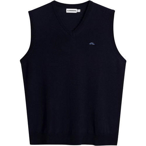 J.Lindeberg Golf Jumper - Liam Knitted Vest - JL Navy AW26