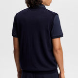 J.Lindeberg Golf Jumper - Liam Knitted Vest - JL Navy AW26