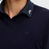 J.Lindeberg Golf Jumper - Liam Knitted Vest - JL Navy AW26