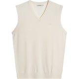 J.Lindeberg Golf Jumper - Liam Knitted Vest - White AW26