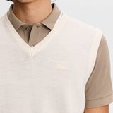 J.Lindeberg Golf Jumper - Liam Knitted Vest - White AW26
