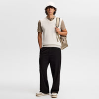 J.Lindeberg Golf Jumper - Liam Knitted Vest - White AW26