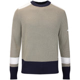 J.Lindeberg Golf Jumper - Stan CB Chunky Knit - Brindle AW26