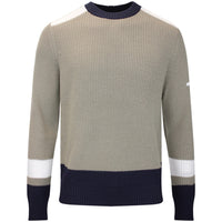 J.Lindeberg Golf Jumper - Stan CB Chunky Knit - Brindle AW26
