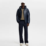 J.Lindeberg Golf Jumper - Stan CB Chunky Knit - Brindle AW26