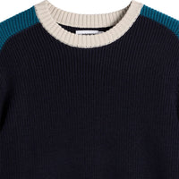 J.Lindeberg Golf Jumper - Stan CB Chunky Knit - JL Navy AW26