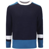 J.Lindeberg Golf Jumper - Stan CB Chunky Knit - JL Navy AW26