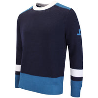 J.Lindeberg Golf Jumper - Stan CB Chunky Knit - JL Navy AW26