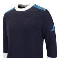 J.Lindeberg Golf Jumper - Stan CB Chunky Knit - JL Navy AW26