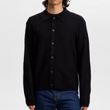 J.Lindeberg Golf Jumper - Willem Cardigan - Black AW26