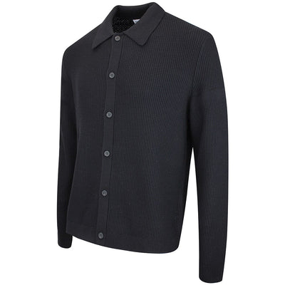 J.Lindeberg Golf Jumper - Willem Cardigan - Black AW26