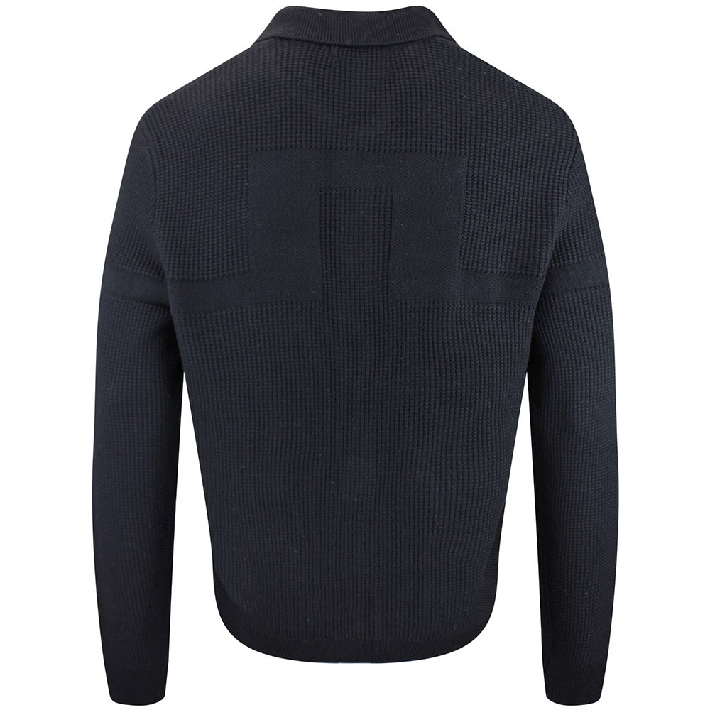 J.Lindeberg Golf Jumper - Willem Cardigan - Black AW26