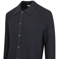 J.Lindeberg Golf Jumper - Willem Cardigan - Black AW26