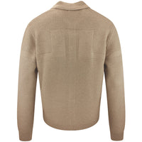 J.Lindeberg Golf Jumper - Willem Cardigan - Brindle AW26
