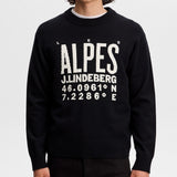 J.Lindeberg Golf Jumper - William Knitted Sweater - Black AW26