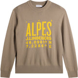 J.Lindeberg Golf Jumper - William Knitted Sweater - Brindle AW26
