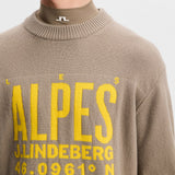 J.Lindeberg Golf Jumper - William Knitted Sweater - Brindle AW26