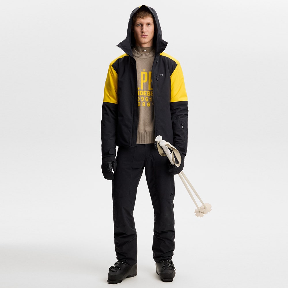 J.Lindeberg Golf Jumper - William Knitted Sweater - Brindle AW26