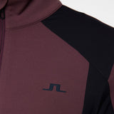 J.Lindeberg Golf Mid Layer - Banks FZ Mid - Huckleberry AW25