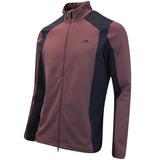 J.Lindeberg Golf Mid Layer - Banks FZ Mid - Huckleberry AW25