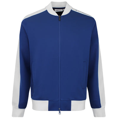 J.Lindeberg Golf Mid Layer - Bexter FZ Track Jacket - Estate Blue SH26