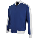 J.Lindeberg Golf Mid Layer - Bexter FZ Track Jacket - Estate Blue SH26