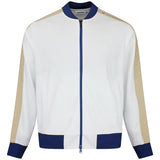 J.Lindeberg Golf Mid Layer - Bexter FZ Track Jacket - White SH26