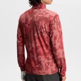 J.Lindeberg Golf Mid Layer - Bridger M Tour 26 Print FZ - Pink SS26