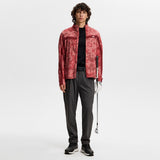 J.Lindeberg Golf Mid Layer - Bridger M Tour 26 Print FZ - Pink SS26