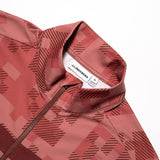 J.Lindeberg Golf Mid Layer - Bridger M Tour 26 Print FZ - Pink SS26