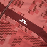 J.Lindeberg Golf Mid Layer - Bridger M Tour 26 Print FZ - Pink SS26