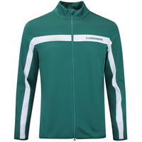 J.Lindeberg Golf Mid Layer - Jarvis FZ - Forest Biome AW26