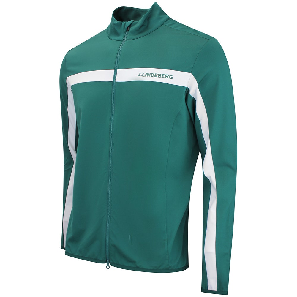 J.Lindeberg Golf Mid Layer - Jarvis FZ - Forest Biome AW26