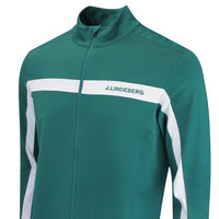 J.Lindeberg Golf Mid Layer - Jarvis FZ - Forest Biome AW26