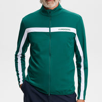 J.Lindeberg Golf Mid Layer - Jarvis FZ - Forest Biome AW26