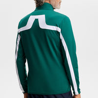 J.Lindeberg Golf Mid Layer - Jarvis FZ - Forest Biome AW26