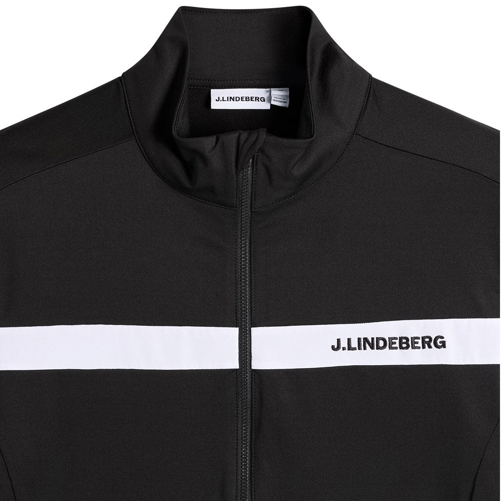 J.Lindeberg Golf Mid Layer - Jarvis FZ Mid - Black AW26