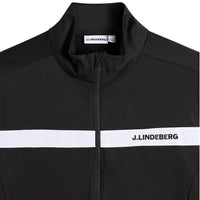 J.Lindeberg Golf Mid Layer - Jarvis FZ Mid - Black AW26