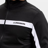 J.Lindeberg Golf Mid Layer - Jarvis FZ Mid - Black AW26