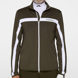 J.Lindeberg Golf Mid Layer - Jarvis FZ Mid - Forest Green AW25