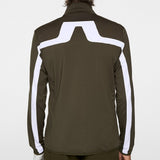 J.Lindeberg Golf Mid Layer - Jarvis FZ Mid - Forest Green AW25