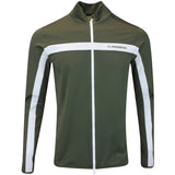 J.Lindeberg Golf Mid Layer - Jarvis FZ Mid - Forest Green AW25