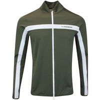 J.Lindeberg Golf Mid Layer - Jarvis FZ Mid - Forest Green AW25