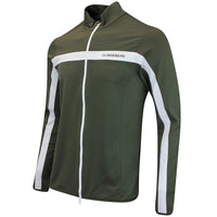 J.Lindeberg Golf Mid Layer - Jarvis FZ Mid - Forest Green AW25