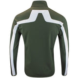 J.Lindeberg Golf Mid Layer - Jarvis FZ Mid - Forest Green AW25