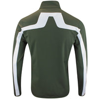 J.Lindeberg Golf Mid Layer - Jarvis FZ Mid - Forest Green AW25