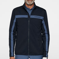 J.Lindeberg Golf Mid Layer - Jarvis FZ Mid - JL Navy AW25